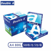 Double A 达伯埃 复印纸80g A3原装复印纸 500张/包 4包/箱 1包装