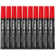 得力 6821 记号笔 1.5mm红色