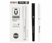 晨光文具 AGPB7701签字笔水笔针头1支 0.5mm