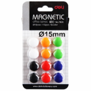 得力7823磁钉φ15mm(混)(12个/卡)