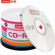 联想（Lenovo） CD-R 光盘/刻录盘 52速700MB 办公系列 桶装50片 空白光盘