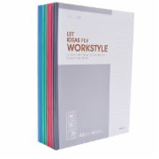 晨光（M&G） A540页笔记本子无线本办公商务软抄记事本会议笔记本 颜色混装 A5无线本40页 APYJQ411